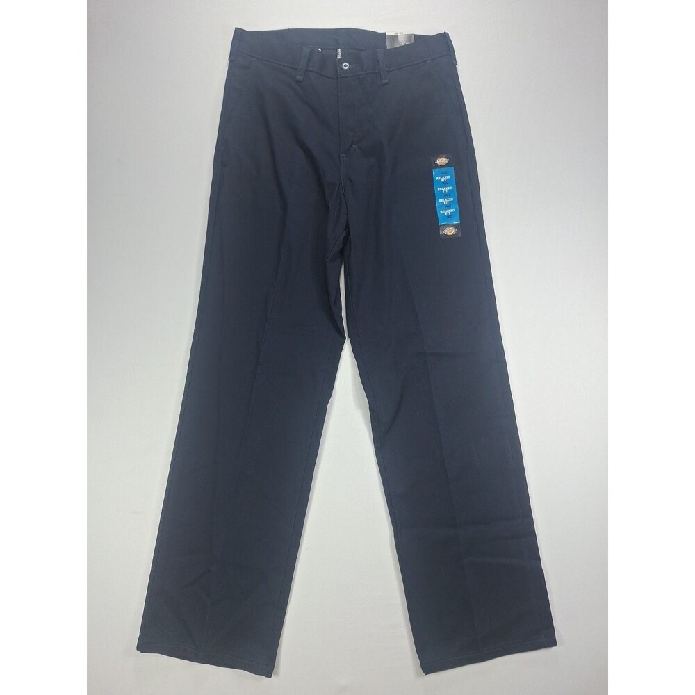 Dickies Men Pants 30x32 Blue Straight Leg Canvas Workwear Skateboard NWT